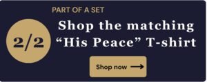 his peace t shirt | couples matching tee | dove design