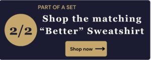 half couples sweatshirt | matching "better/half since [your year]" set