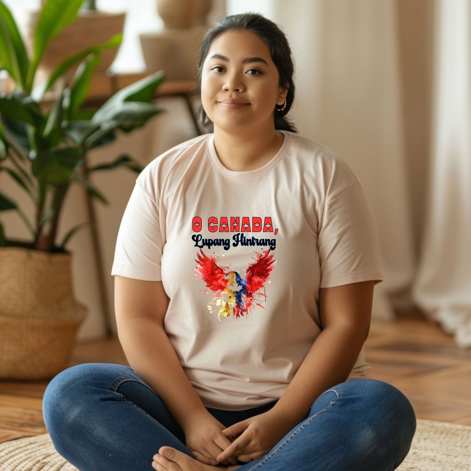 canada filipino pride tee — “o canada, lupang hinirang” eagle graphic Filipino Canadian shirt
