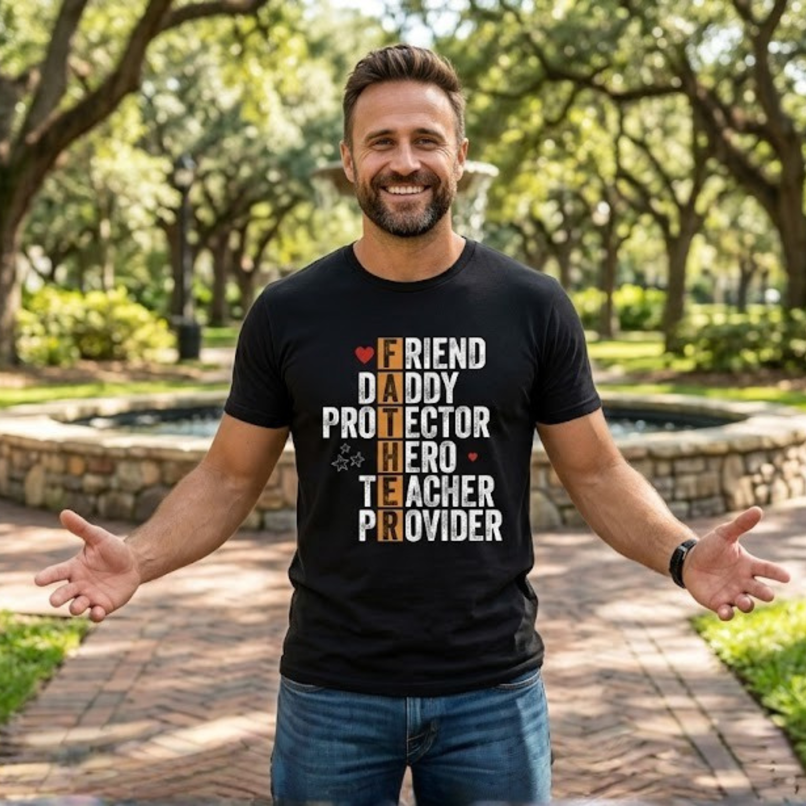father acrostic t shirt | friend daddy protector hero teacher provider | dad gift father acrostic t shirt | friend daddy protector hero teacher provider | dad gift
