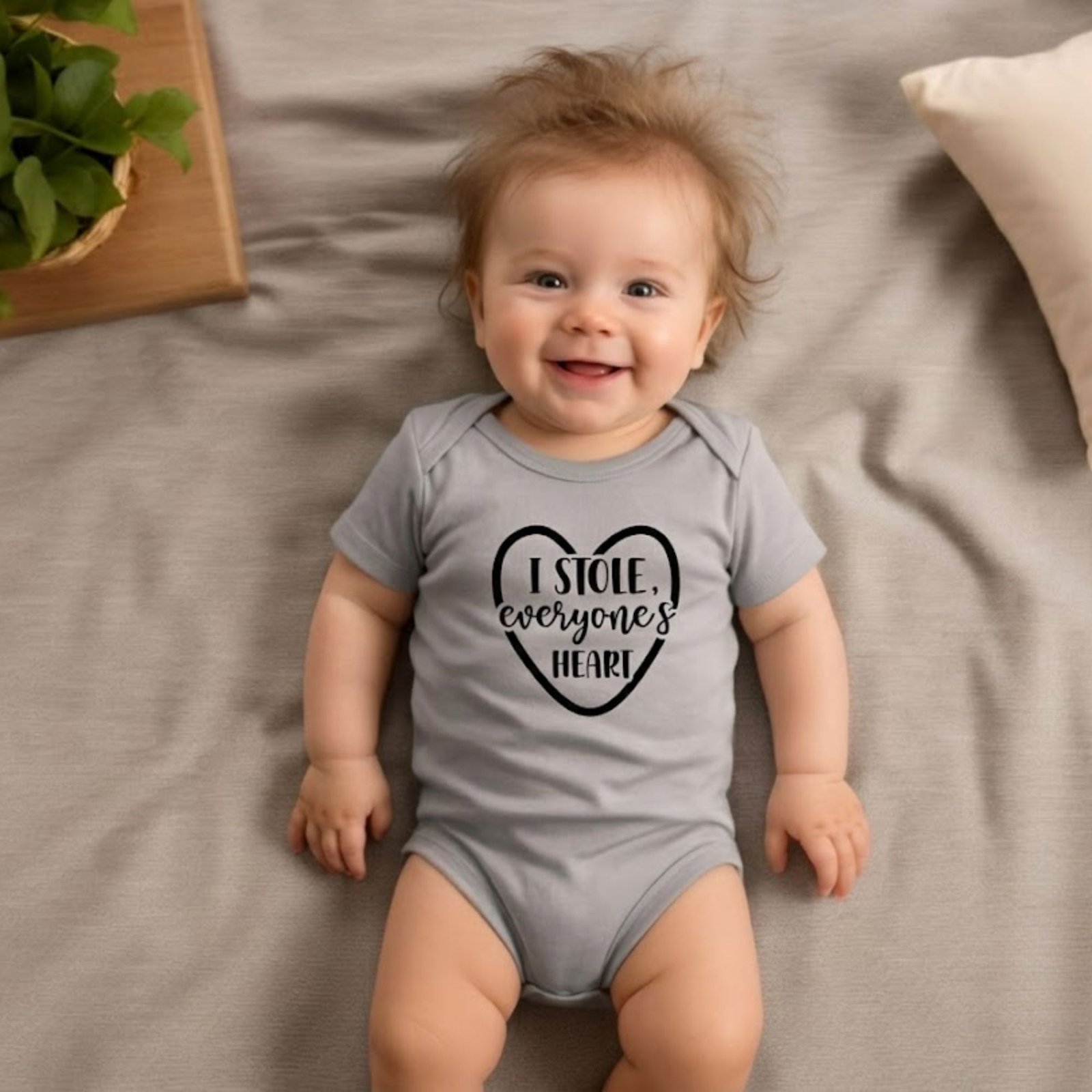 i stole everyone's heart baby onesie | cute newborn gift i stole everyone's heart baby onesie | cute newborn gift