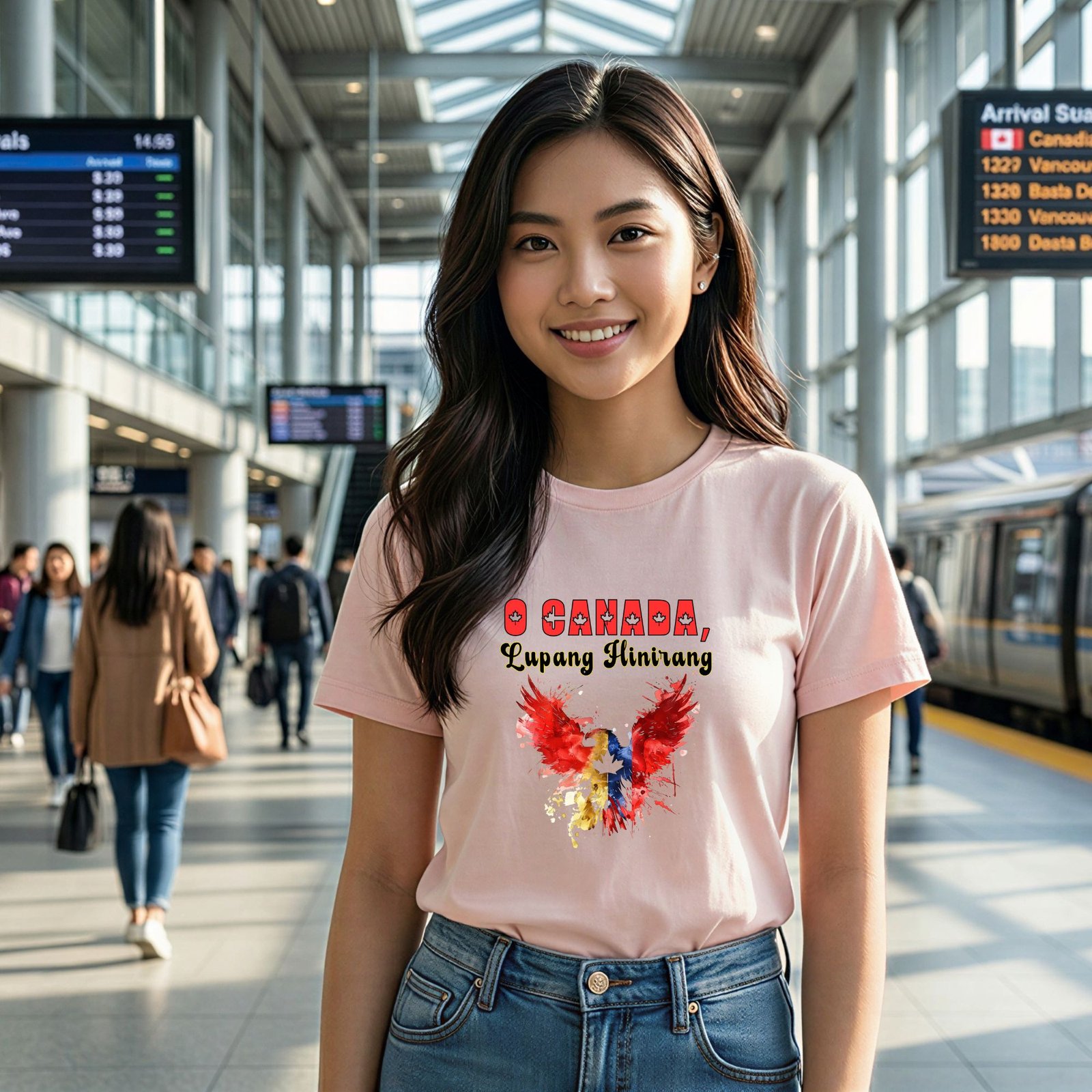 o canada, lupang hinirang — filipino canadian pride t shirt | dual anthem design o canada, lupang hinirang — filipino canadian pride t shirt | dual anthem design