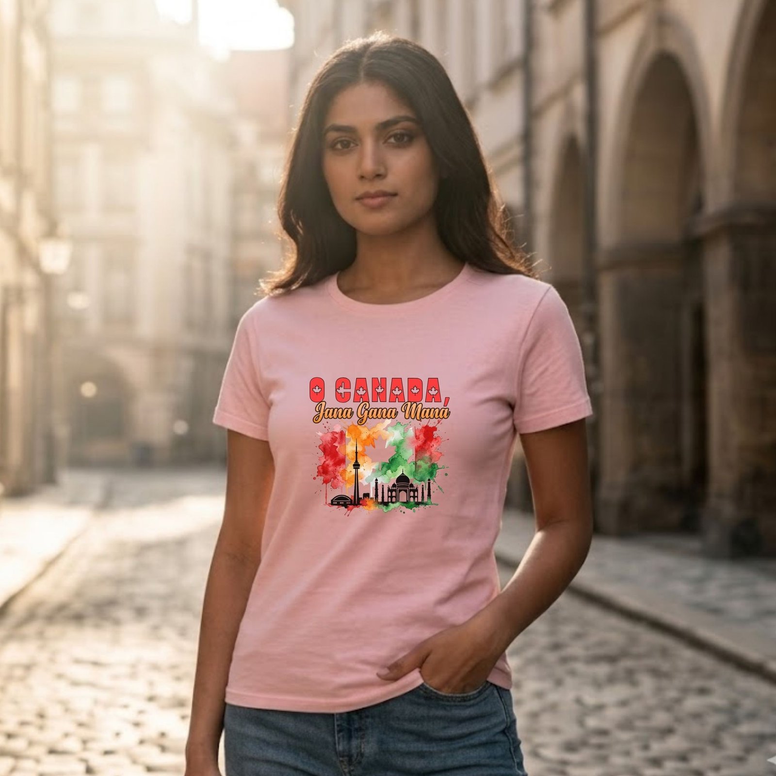 o canada, jana gana mana — indian canadian pride t shirt | dual anthem design o canada, jana gana mana — indian canadian pride t shirt | dual anthem design