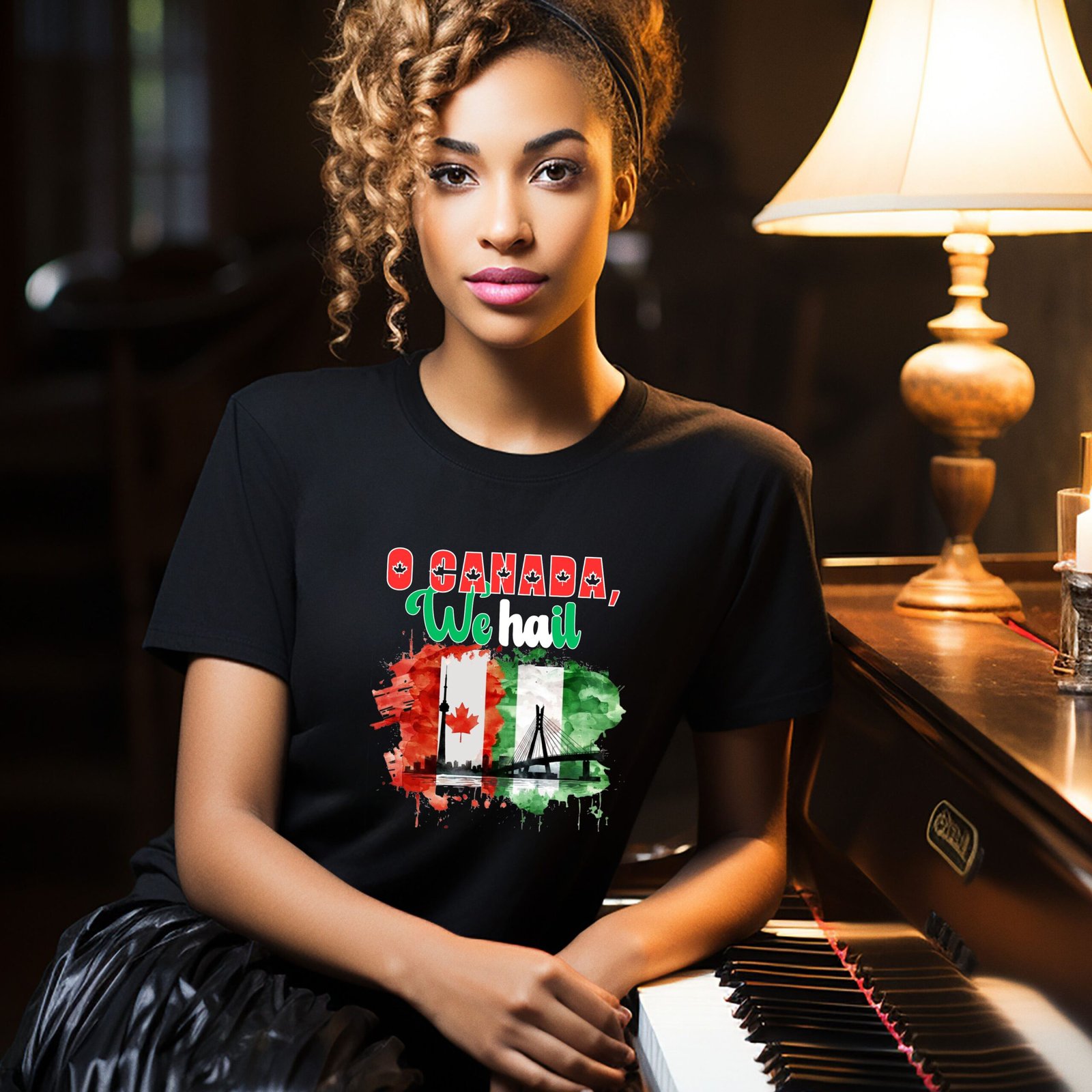 o canada we hail t shirt — nigerian canadian flag paint splatter tee (o canada) o canada we hail t shirt — nigerian canadian flag paint splatter tee (o canada)
