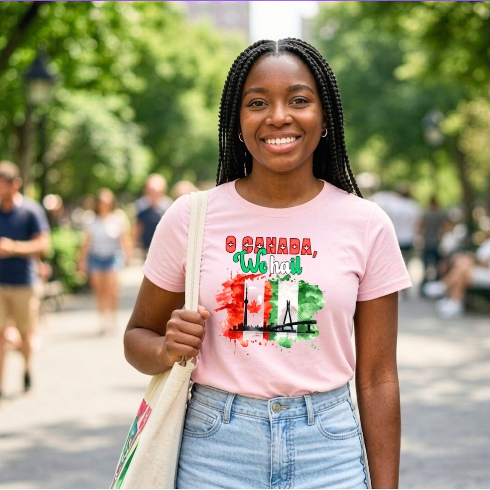 o canada we hail t shirt — nigerian canadian flag paint splatter tee (o canada) o canada we hail t shirt — nigerian canadian flag paint splatter tee (o canada)