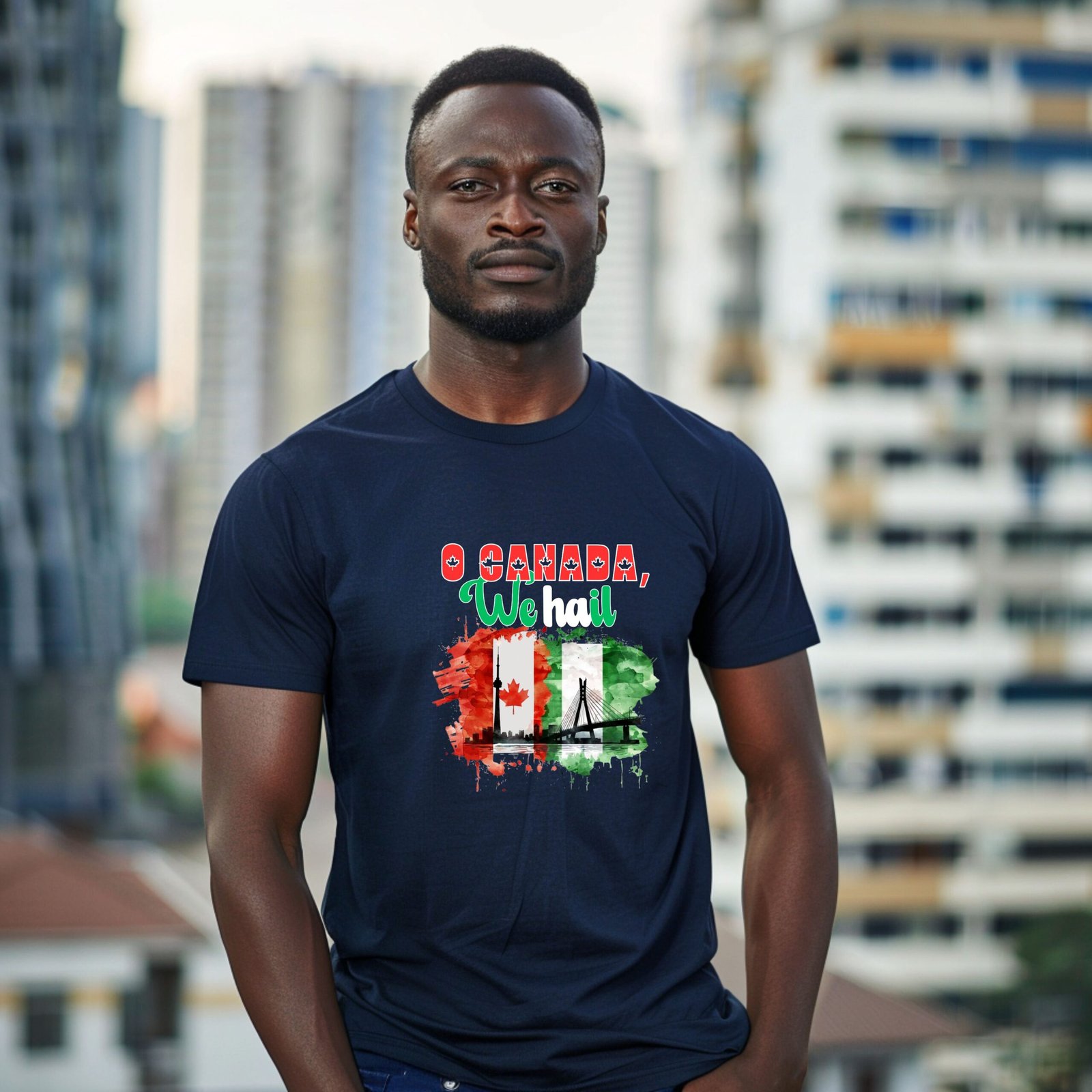 o canada we hail t shirt — nigerian canadian flag paint splatter tee (o canada) o canada we hail t shirt — nigerian canadian flag paint splatter tee (o canada)