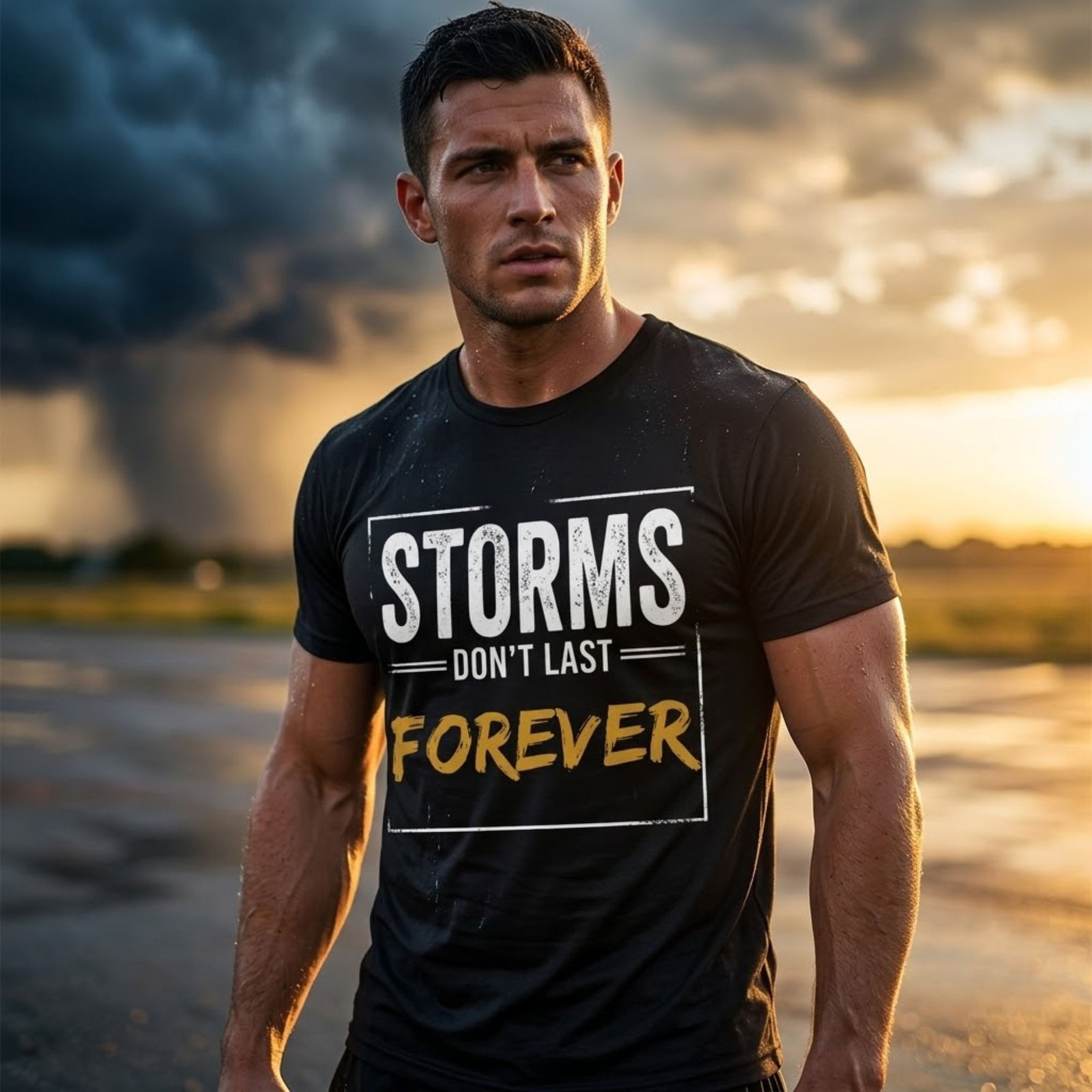 storms don't last forever inspirational graphic t shirt storms don't last forever inspirational graphic t shirt