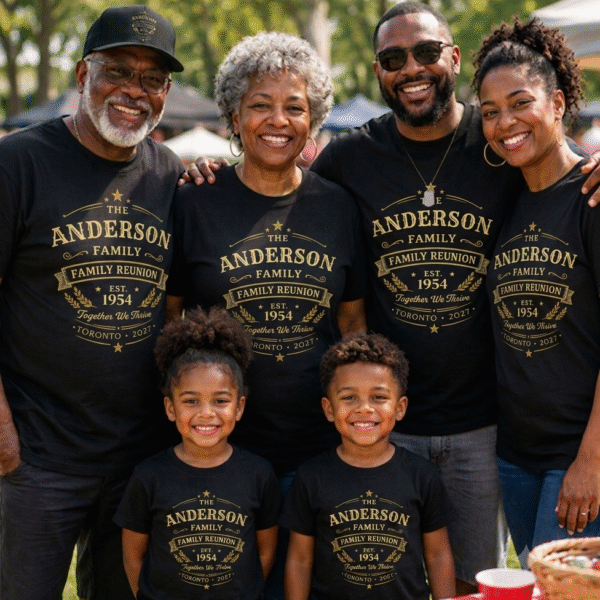 personalized family reunion shirt – custom family name reunion t shirt
