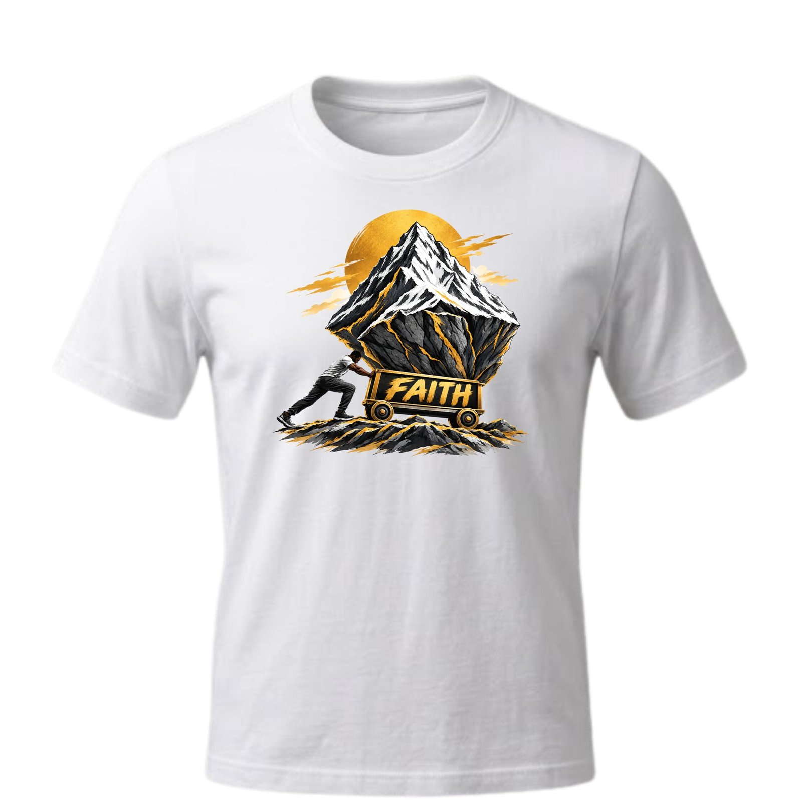 faith moves mountains t shirt — inspirational mountain faith t shirt faith moves mountains t shirt — inspirational mountain faith t shirt