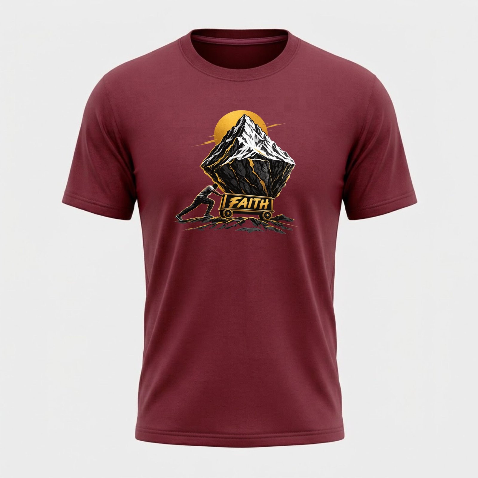 faith moves mountains t shirt — inspirational mountain faith t shirt faith moves mountains t shirt — inspirational mountain faith t shirt